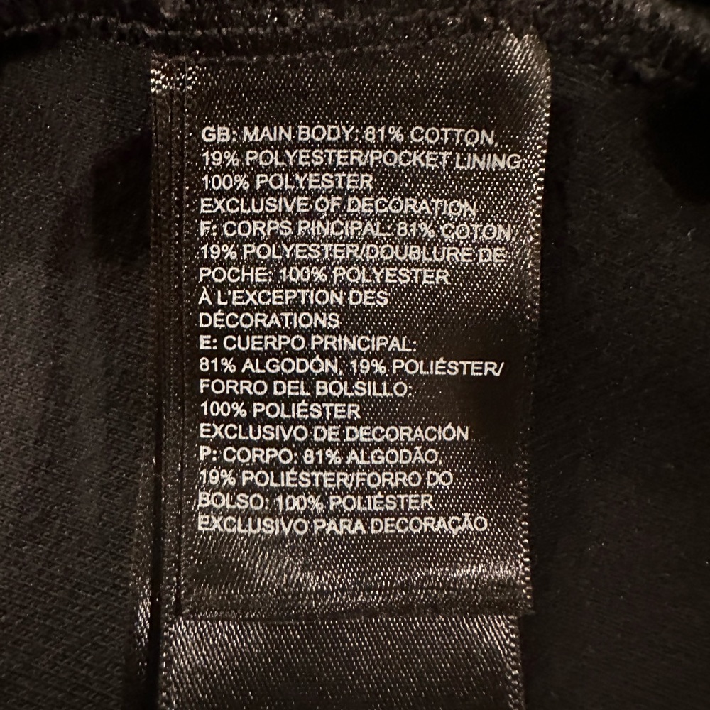 The North Face zip up hoodie black size S - Picture 4 of 5